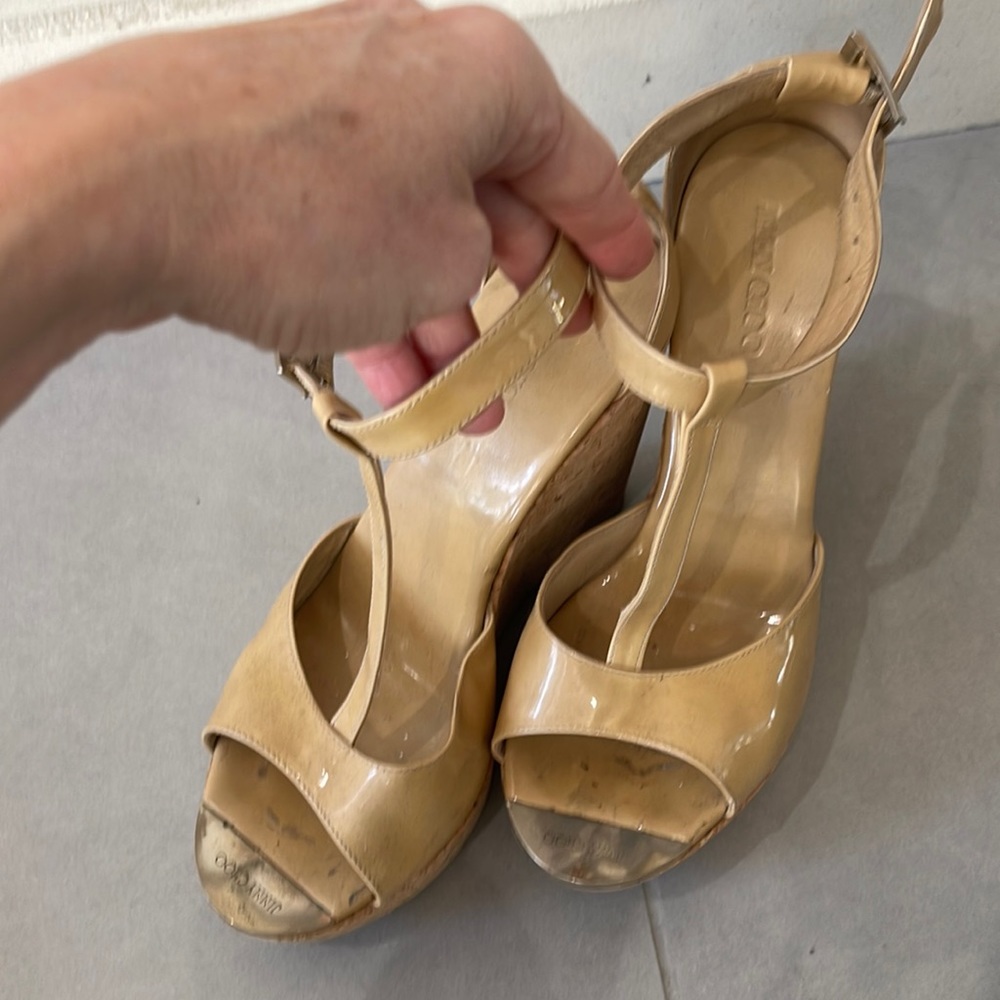 Jimmy Choo platform wedges